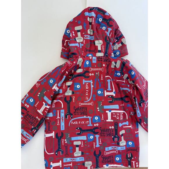 Hatley Mr. Fix It Tools Rain Jacket - Picture 6 of 11